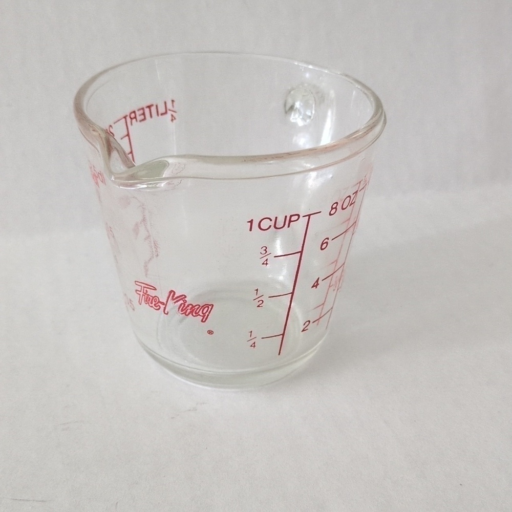 Fire King Measuring Cup 8oz/250ml Glass #496
